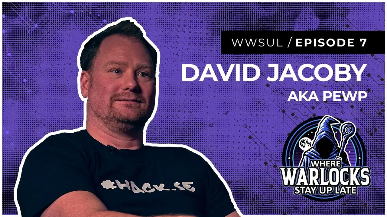 David Jacoby on the podcast Where Warlocks Stay Up Late